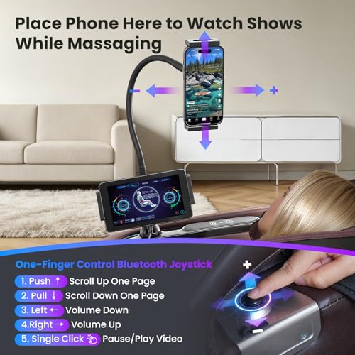KTENTITO 4D Music Rhythm Massage Chair Full Body, 2026 Unique Sonic Resonance Zero Gravity SL-Track Shiatsu Recliner with ...