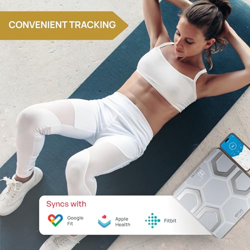 INEVIFIT EROS Bluetooth Body Fat Scale Smart BMI Highly Accurate Digital Bathroom Body Composition Analyzer with Wireless ...