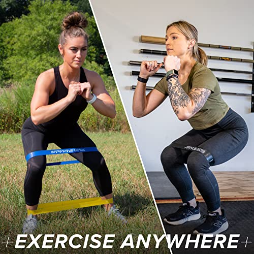 Serious Steel Fitness Mini Resistance Loop Bands | Rehab and Prehab Stretch Bands | 12" Exercise Workout Bands (Sets of 5 ...
