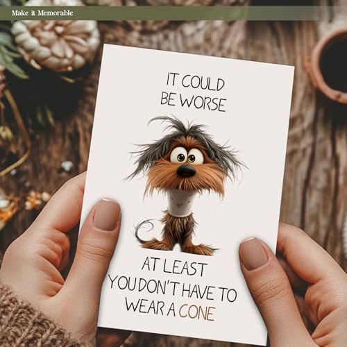 Funny Get Well Card for Women, Get Well Soon Card for Men, Get Better Gifts, Surgery Recovery Gifts, Don't Have to Wear a ...