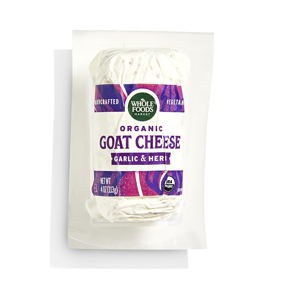 Whole Foods Market Organic Goat Cheese Garlic & Herbs, 4 oz