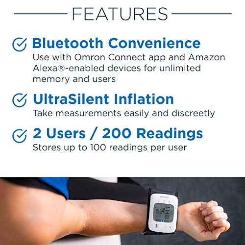 OMRON Gold Wireless Wrist Blood Pressure Monitor for Home Use - #1 Doctor & Pharmacist Recommended Brand - Clinically Vali...