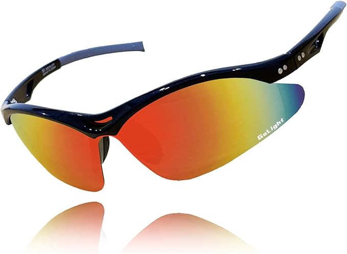 GoLight Polarized Sports Sunglasses for Men & Women – UV400 Protection, Anti-Glare for Running, Fisfing, Cycling, Driving