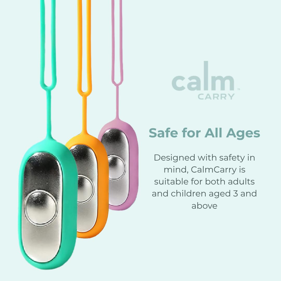 Glowco CalmCarry Sleep Aid Device – Handheld Microcurrent Relaxation Tool, Supports Calm, Focus & Gentle Relief, USB Rechargeable, Portable Wellness Device for Adults & Kids | Pink Calm Carry
