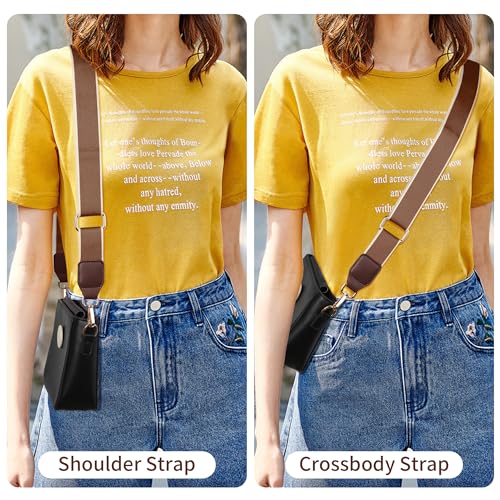 Hamdecro Purse Straps Replacement Crossbody, Universal Wide Shoulder Strap for Bags Adjustable Straps for Handbags, Gold B...