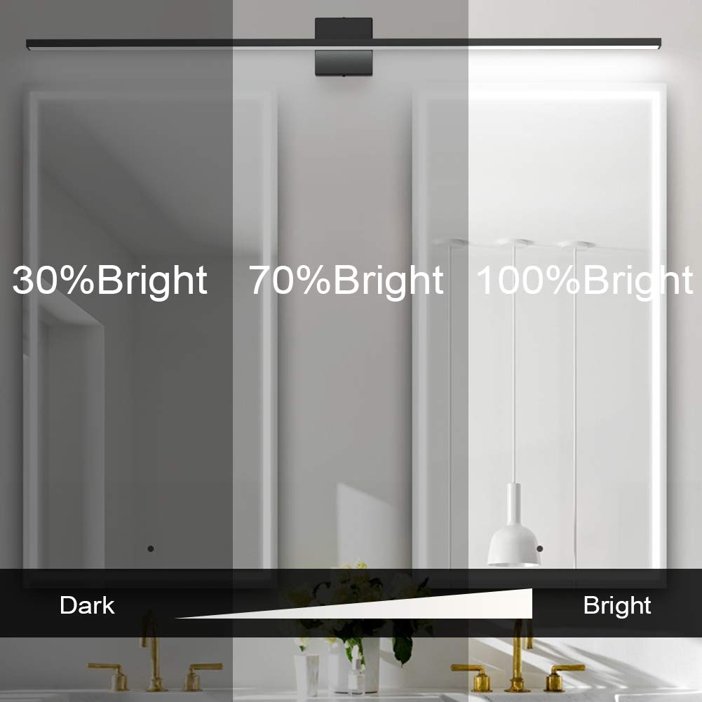 Ralbay 48 Dimmable Modern Led Vanity Light - 46W Frosted Aluminum, Cool White 6000K, Model 1089