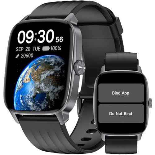 DAVIKO Pedometer Watch Senior Friendly No App/Phone Required, Waterproof Fitness Tracker Watch with Step Counter Calories/...