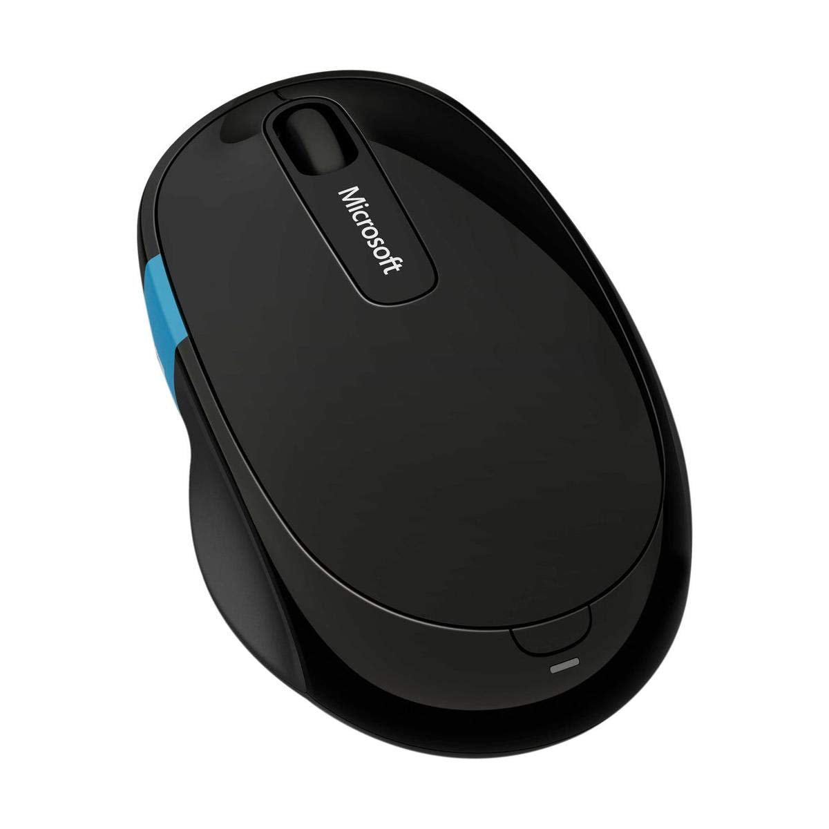 Microsoft Sculpt Comfort Mouse - Black. Comfortable Design, Customizable Windows Touch Tab, 4-Way Scrolling,Bluetooth Mouse For