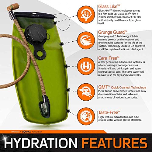 Source Wxp Storm Valve Black Hydration Reservoir System
