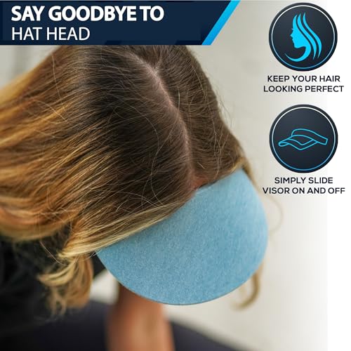 No Headache Sun Visor for Women | Stylish, Lightweight Golf & Tennis Hat | UV Protection for Outdoor Sports & Travel
