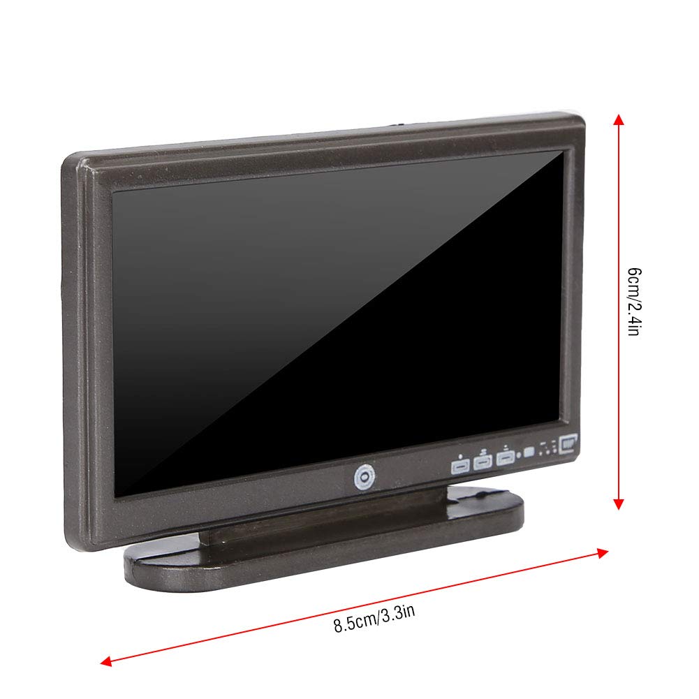Miniature TV Model, Mini Television Decoration, High Details and Workmanship, Decor of Home and Office etc.