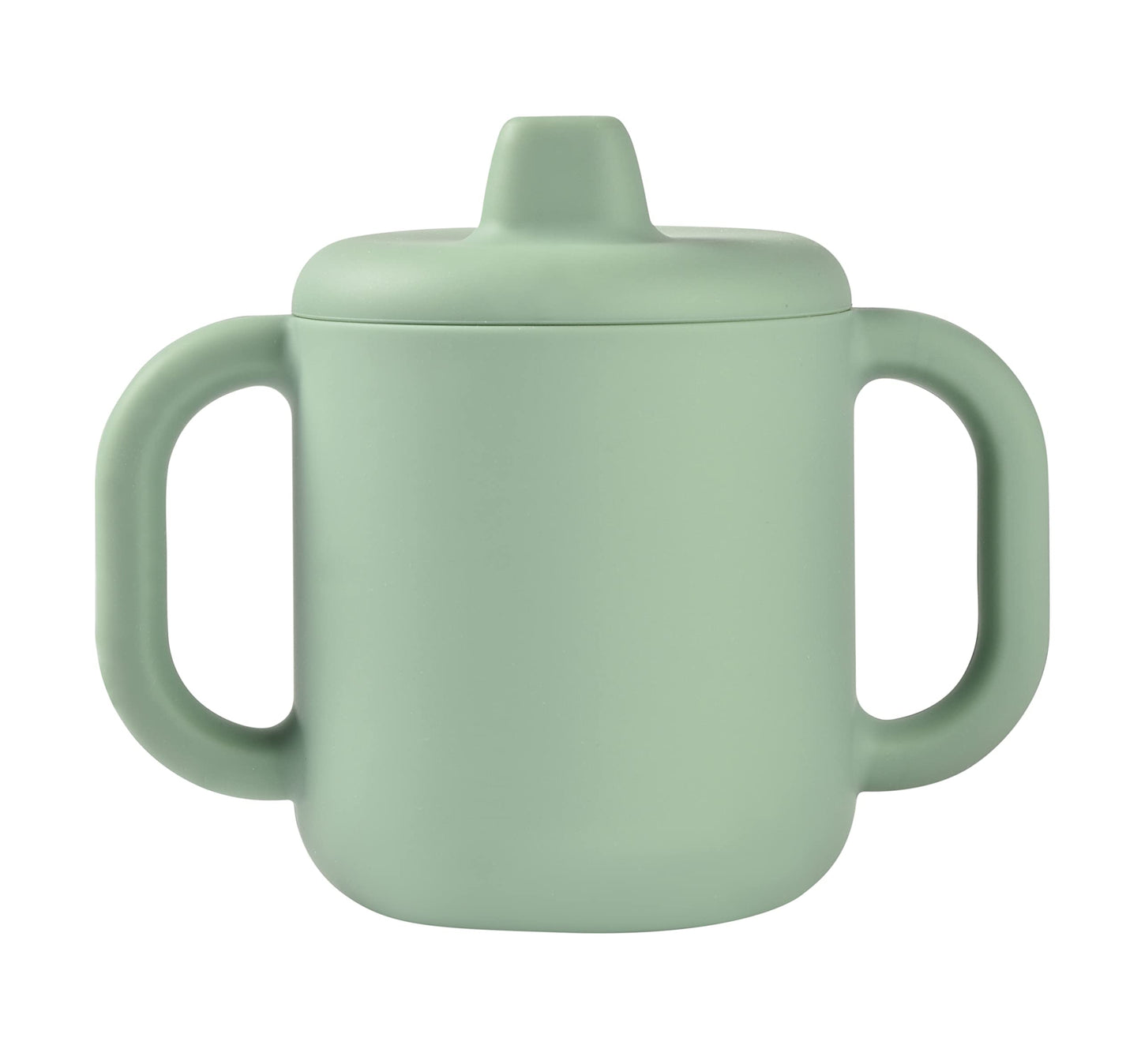Beaba Silicone Sippy Cup, 5.5 oz, Silicone Material, Leakproof Lid, for Baby Toddler, Sage