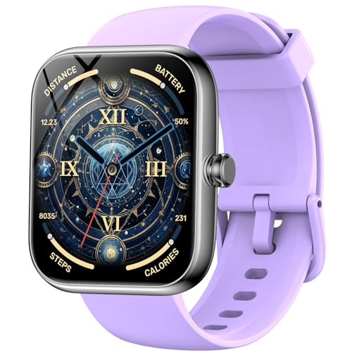 BOOOMIC Smart Watch with Bluetooth Notifications/Calls, 1.83" HD Touchscreen, 24/7 Heart Rate & Sleep Monitor, IP68 Waterp...