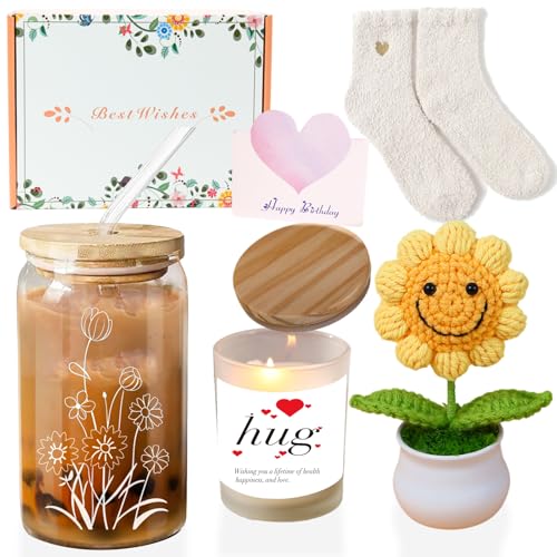 Get Well Soon Care Package Valentine's Day Gifts Baskets for Women,Happy Birthday Feel Better Sympathy and Thank You Gifts...