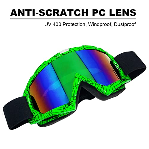 CoPvner Dirt Bike Goggles for Motorcycle, ATV, Motocross, Riding, Offroad - Adult, Men, Women, Youth, Kids