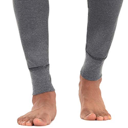 Fruit of the Loom mens Recycled Waffle Thermal Underwear Set (Top and Bottom)