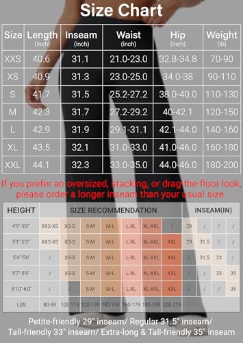 YEOREO Workout Leggings Womens No Front Seam Straight Leggings 29"/ 31.5"/ 33"/ 35" High Waist Buttery Eddiy Gym Yoga Pants