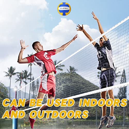 Jerify 4 Pcs Official Size 5 Volleyball Waterproof Indoor Outdoor Volleyball Soft Training Volley Ball for Beginner Adult ...
