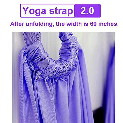 TOCO FREIDO Waist Back Leg Stretch Strap/Yoga Fitness Band, Leg Stretching Assist Trainer, Yoga Stretcher, Back Bend Split...