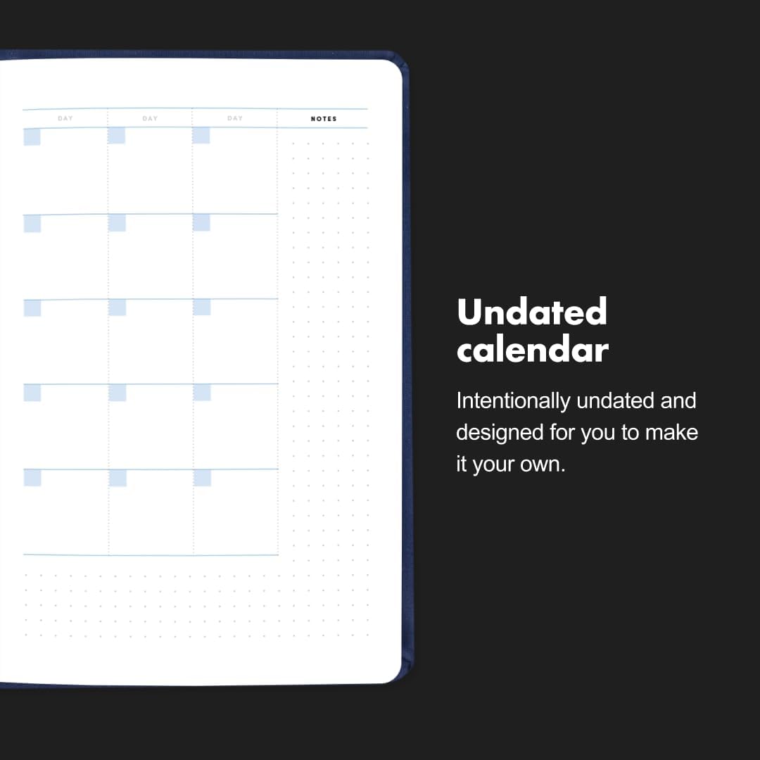 BestSelf 13-Week Self Journal & Goal Planner – Undated Daily ADHD-Friendly Journal for Men & Women | Productivity, Gratitude, Reflection & Habit Tracker | 2025 Life Organizer with Prompts, Coral