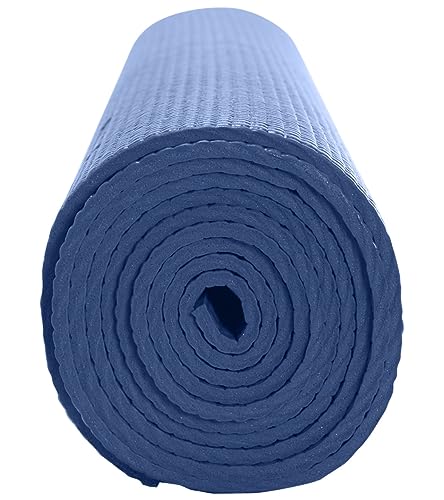 Everyday Yoga Deluxe Mat, Spacious 72"x24" Non-Slip Yoga Mat for Comfortable Home Workouts, 3-5mm Extra Thick