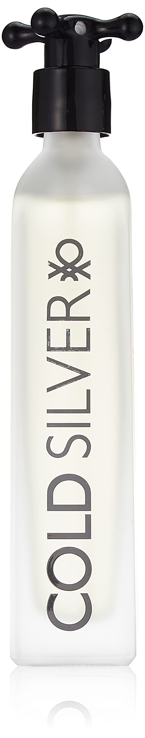 United Colors of Benetton Cold Silver Men Eau De Toilette, 3.3 Ounce