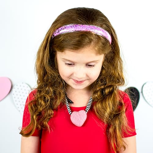 FROG SAC 4 Headbands for Girls - Kids Headband with Comb Teeth, Thin Little Girl Head Bands, Toddler Hairband Hair Accesso...