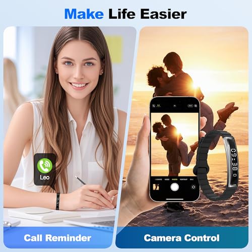 RIFESI Smart Bracelet for Women Men, Health Activity Fitness Trackers, 24/7 Heart Rate, Blood Oxygen & Stress Monitor, 24H...