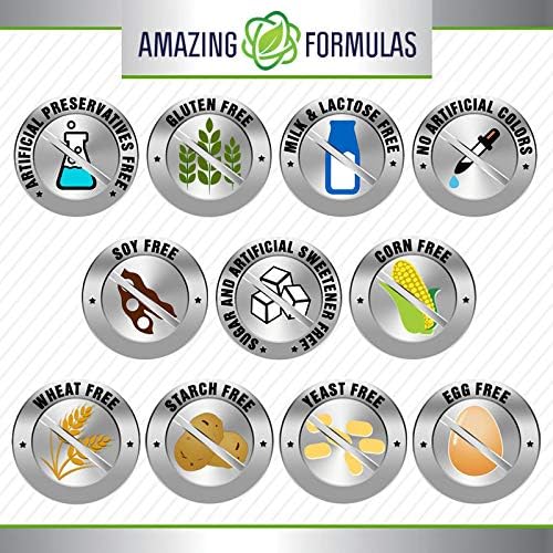 Amazing Formulas Biotin with Extra Virgin Organic Coconut Oil Supplement | 10000 Mcg | 120 Softgels | Non-GMO | Gluten-Free | Made in USA
