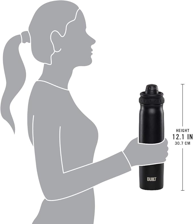 BUILT 24 Ounce Prospect Double Wall Stainless Steel Bottle Citron 5233284