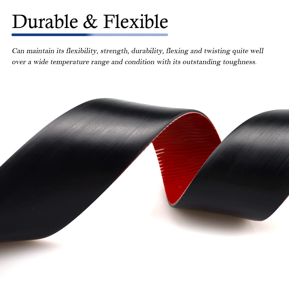 Neoprene Rubber Strips Self Adhesive Solid Rubber Sheets, Rolls & Strips for DIY Gaskets Crafts Pads Seals Warehouse Flooring Neoprene Sheet with Adhesive Backing (3" Wide x 1/8" Thick x 20' Long)