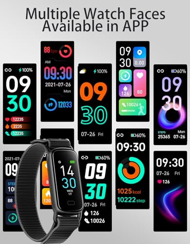 Fitness Tracker for Women with Heart Rate SpO2 Blood Pressure Sleep Tracker,Fitness Watches 16 Sport Modes SMS/SNS Notific...