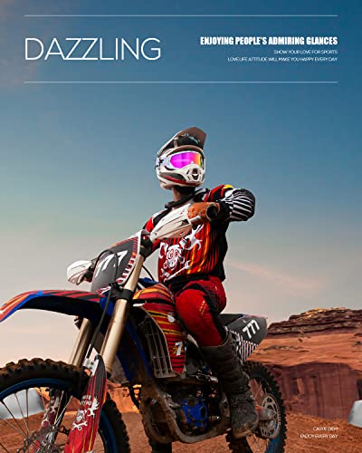 BATFOX Dirt Bike ATV Goggles Motorcycle Gear Riding Motocross Dirtbike 4-Wheeler MX DH Accessories Goggles Glasses for Men...