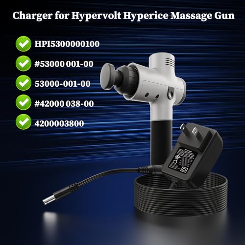 26V 1A Charger for Hypervolt Massage Gun AC/DC Adapter for Hyperice Hypervolt HPI5300000100 53000-001-00 42000 038-00 SK03...