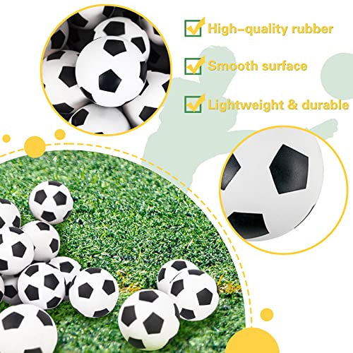 Xeehwb 30pcs Bouncy Balls,Soccer Bouncing Balls,High Bouncing Rubber Soccer Ball for Stress Relief,Multi-Item Party Favor ...