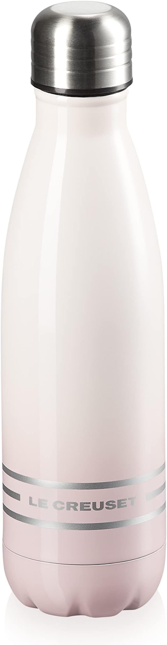 Le Creuset Hydration Water Bottle, 17 oz, Shell Pink