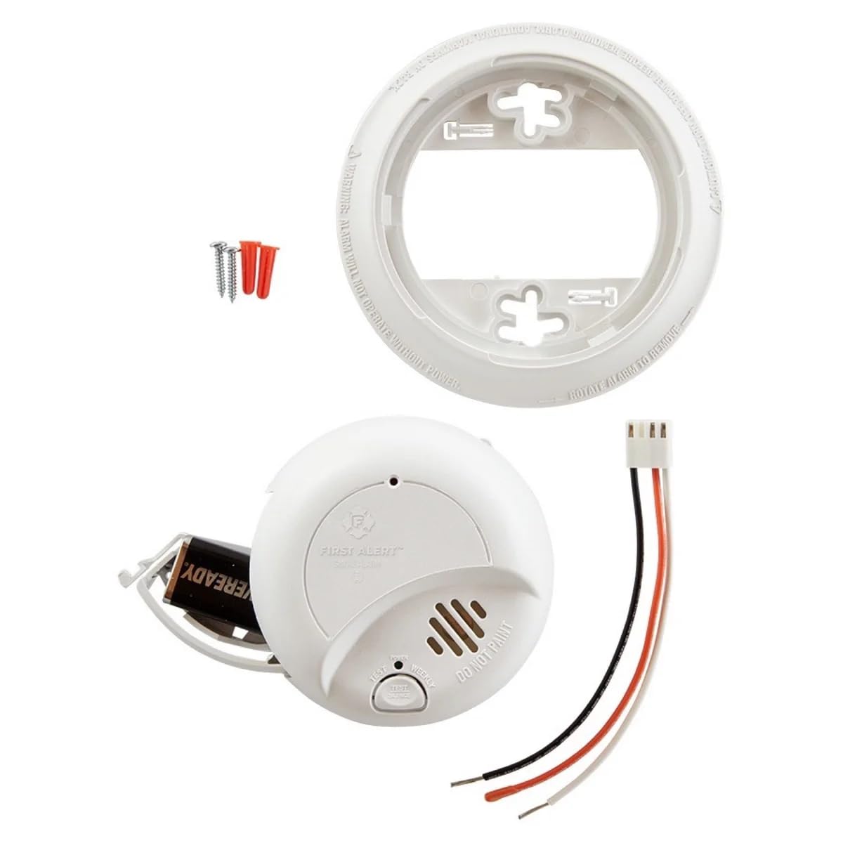 First Alert SC-9120B Hardwired Smoke and Carbon Monoxide Alarm with Battery Backup 2 Pack