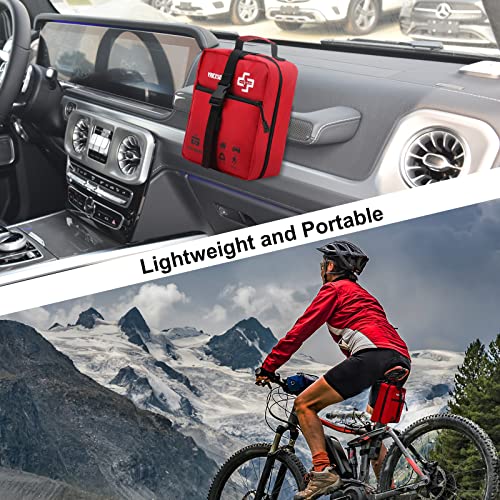 VRIEXSD 400 Piece Large First Aid Kit Premium Emergency Kits for Home, Office, Car, Outdoor, Hiking, Travel, Camping, Surv...