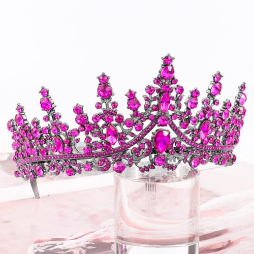 TOBATOBA Queen Crown for Women Crystal Princess Tiaras Rhinestone Wedding Tiara for Bride Birthday Crown for Women Bride P...