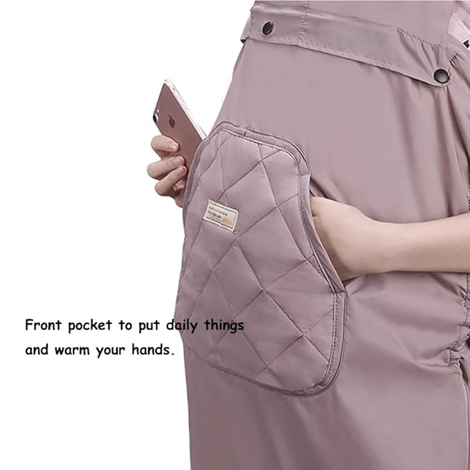 Bebamour Universal Hoodie All Season Carrier Cover for Baby Carrier (Light Pink)