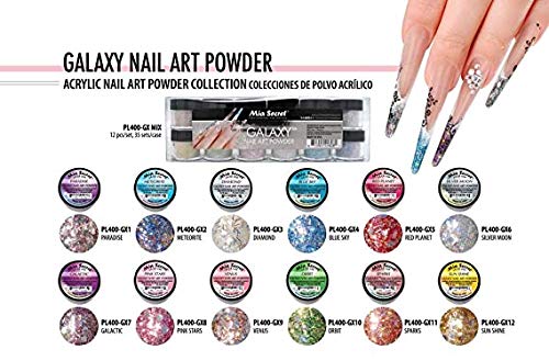 Mia Secret Professional Galaxy Collection Acrylic Powder 1/4 oz (Pick Your Color) (SUN SHINE)