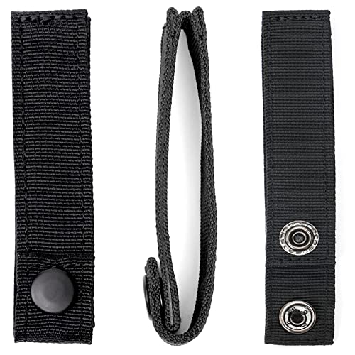 VEPKOIT Molle Straps with Snaps 4 inch 6 inch, Tactical Molle Strap with Button Molle Panel Straps, Military Backpack Moll...