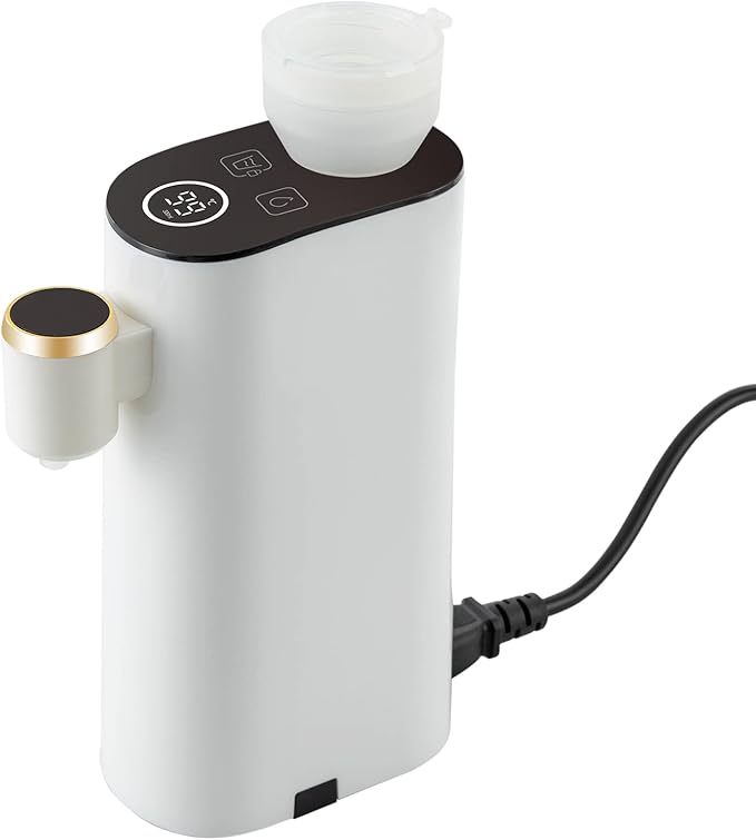 Mini Instant Hot Water Dispenser, 1500W Countertop Portable Mineral/Bottled Water Dispenser, 3s Quick Heating Water Warmer, 5 Temperatures Choices, for Travel Hotel Office
