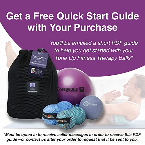 YOGA TUNE UP® Therapy Balls in Tote by Tune Up Fitness - Massage Balls for Trigger Point, Pressure Point & Myofascial Rele...