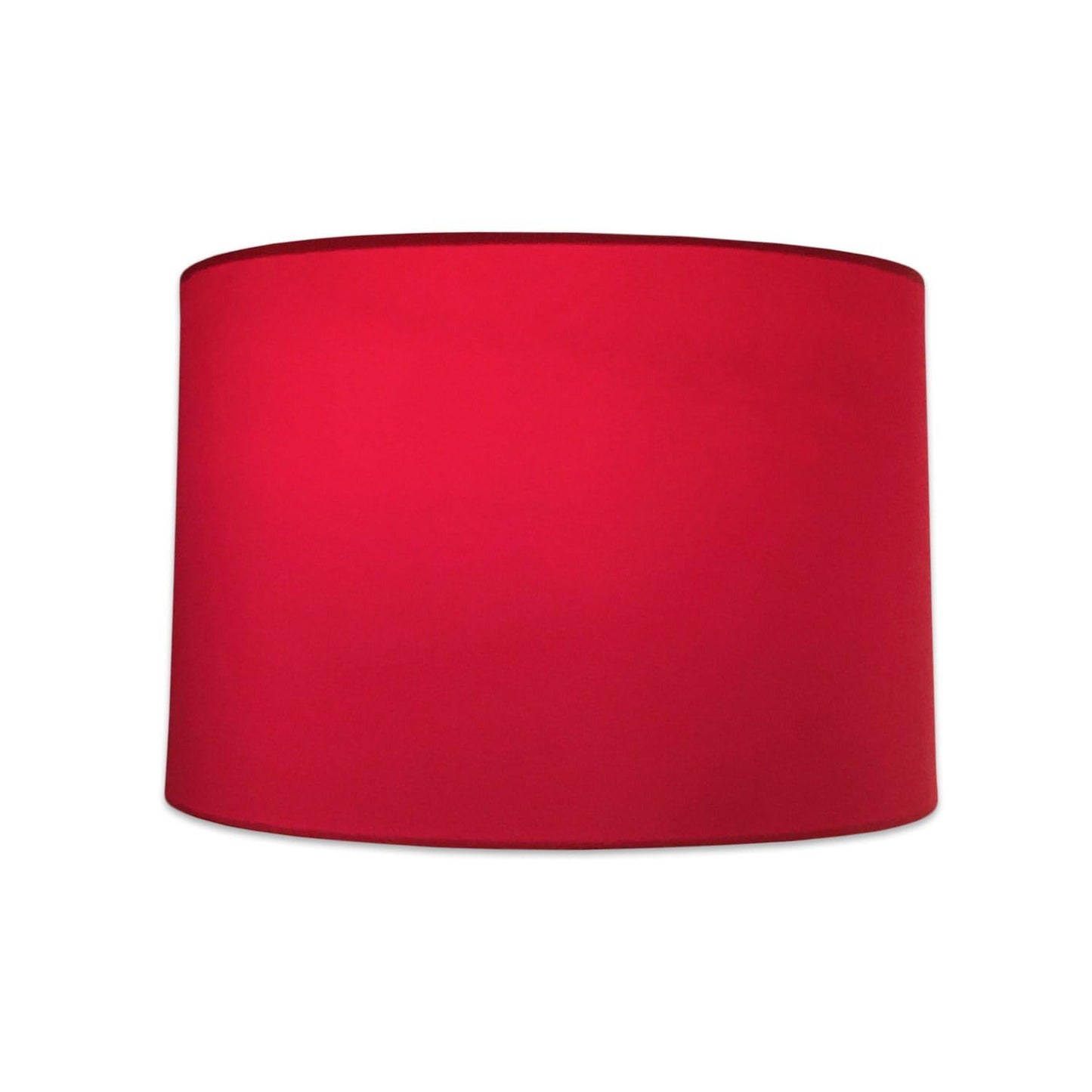 Royal Designs, Inc. Shallow Drum Lamp Shade, Metal, 11 x 12 x 8.5, Model HB-610-12RED-2, Red, 2 Pack