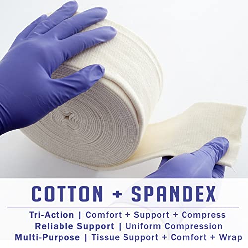 EVERLIT Elasticated Tubular Support Bandage | Stockinette Tubing for Large Arm, Knees, Legs | Light to Moderate Compressio...