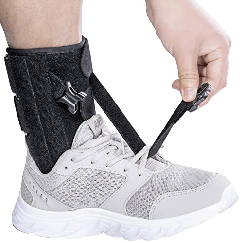 POZPO Foot Drop Brace for Walking Lifting Shoes, Drop Foot AFO Brace Help Raise Shoes, Foot Up Splint for Ankle, Improved ...