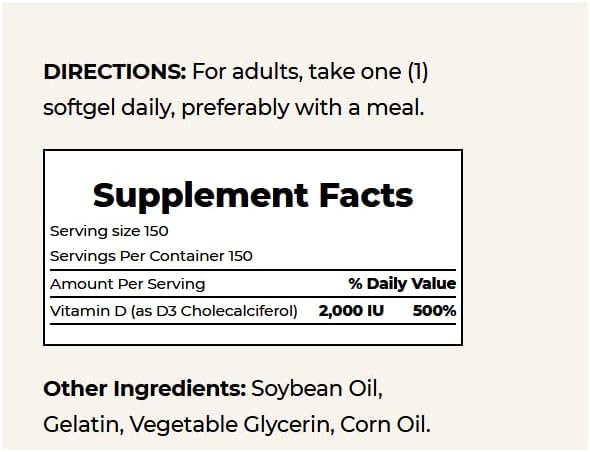 Nature's Bounty Vitamin D, Supports Immune Health & Bone Health & Vitamin B12 1000mcg, Supports Energy Metabolism and Nervous System Health, Vitamin Supplement, 100 Tablets