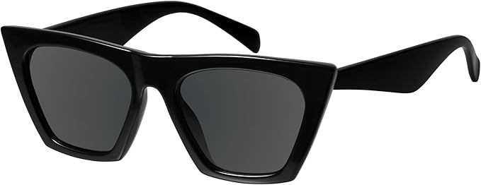 mosanana Square Cat Eye Sunglasses for Women Trendy Retro Cool MS51801