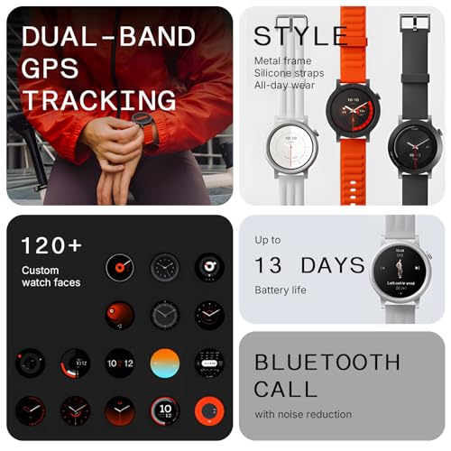 CMF Watch 3 Pro Smart Watch for Men Women, Bluetooth Call AI Smartwatch with Energy Score, Heart Rate Tracking, Sleep Monitor, GPS & 130+ Sport Modes, Fitness Tracker for Android iOS, IP68 Dark Grey